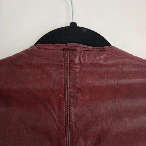 Vintage Genuine Leather Vest - Picture 5 of 8